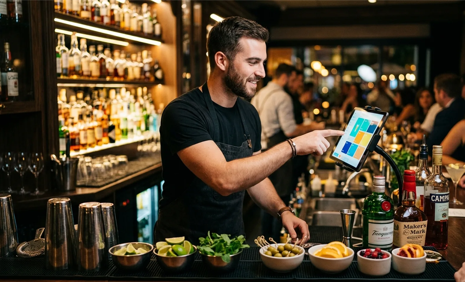 Ausverkaufte Drinks sperren