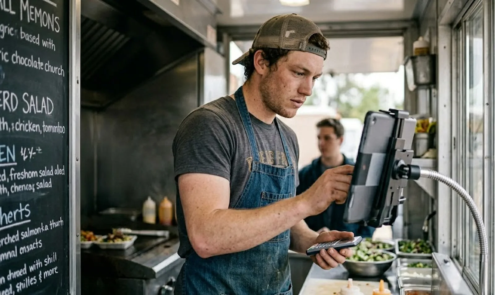Block sold-out dishes in the food truck POS