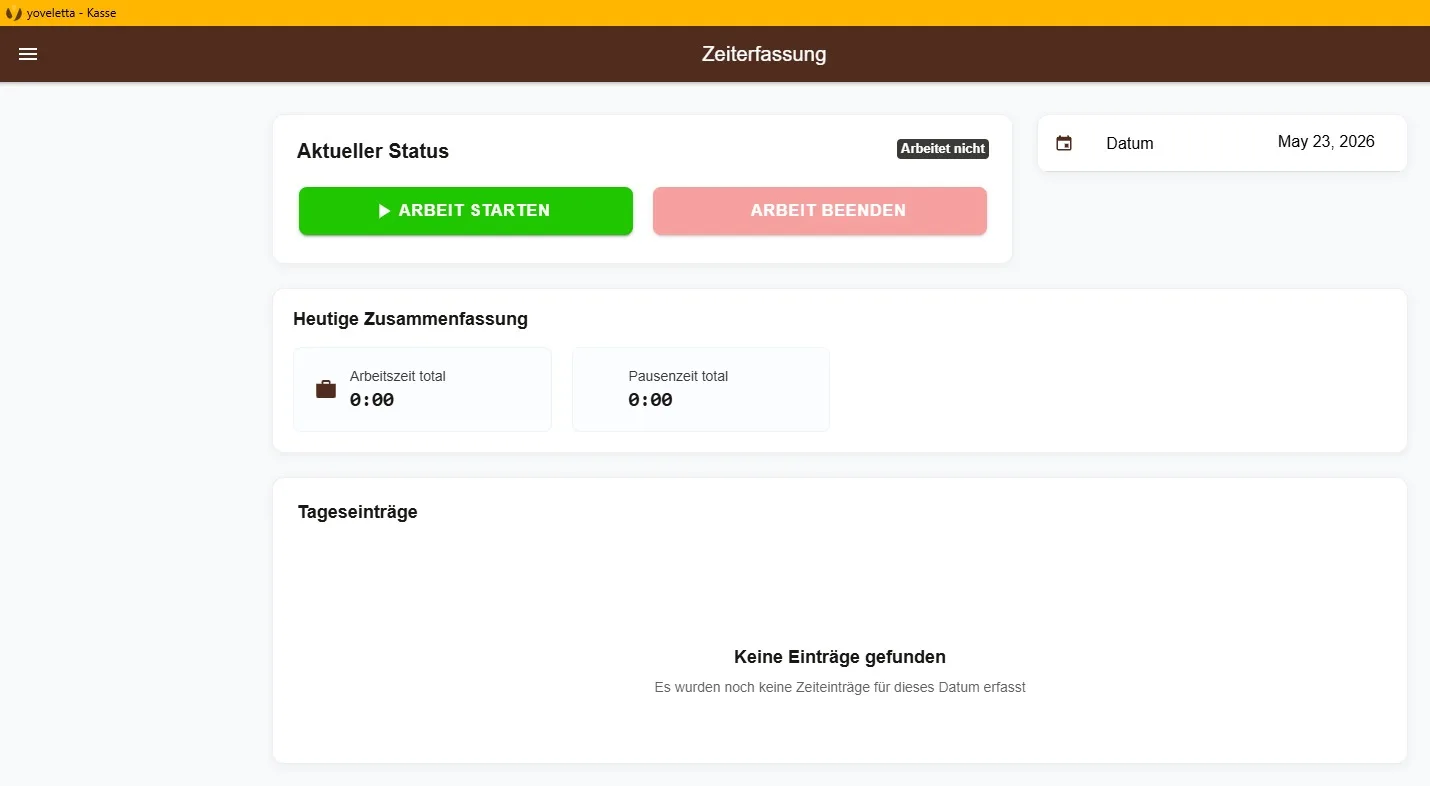 Time tracking in Yoveletta Easy Time